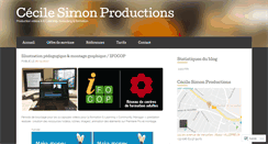 Desktop Screenshot of cecilesimonproductions.com